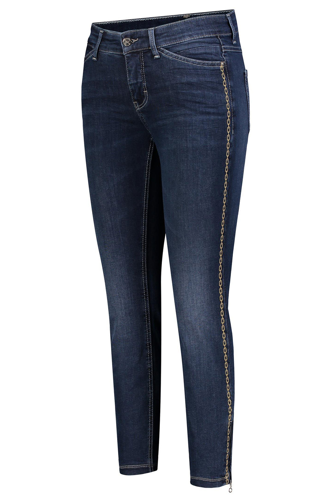 Mac 5471-90-0355L Dark Used Dream Chic Denim Jeans D853