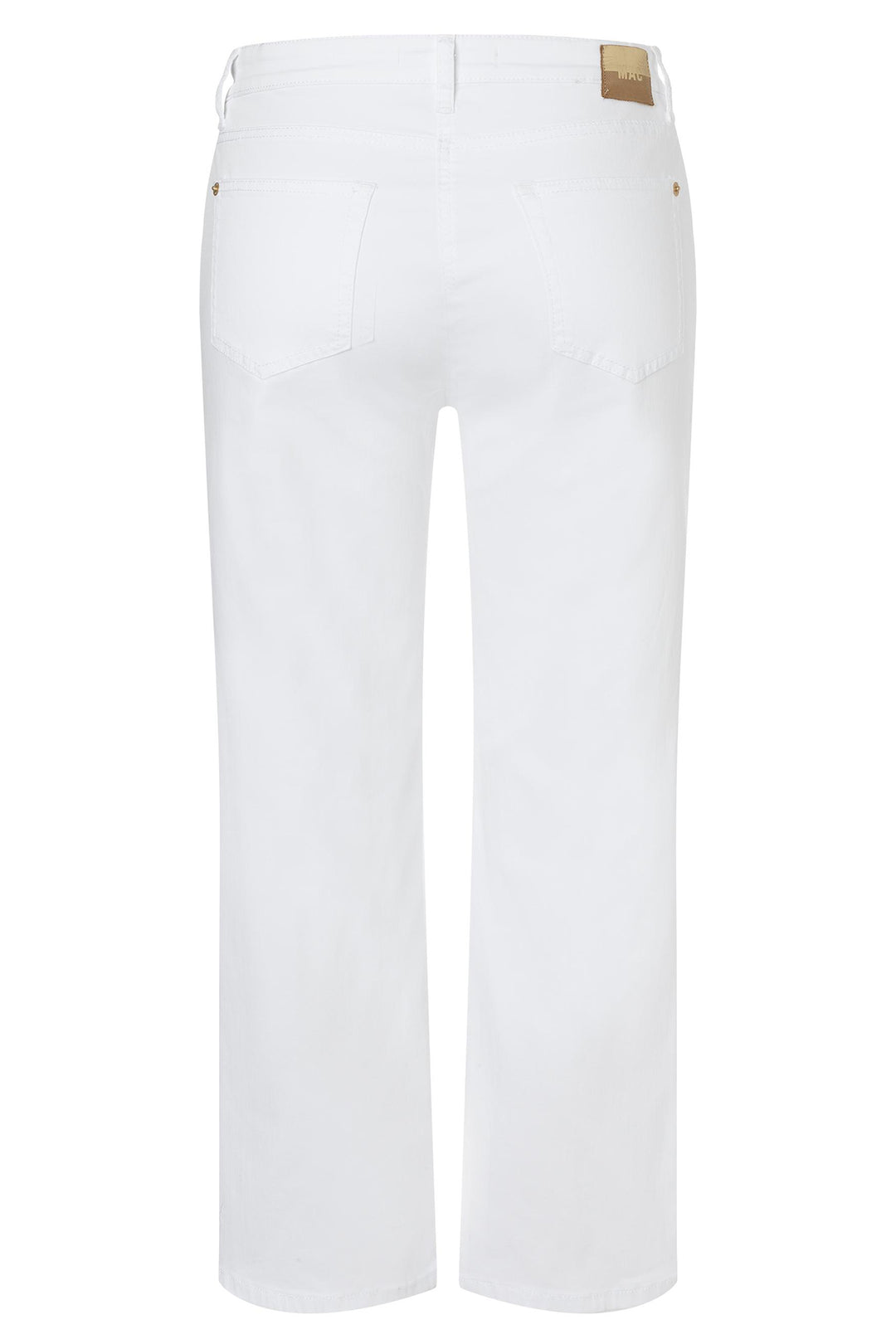 Mac 5984-9B-0391L D010 White Lightweight Denim Culotte Jeans