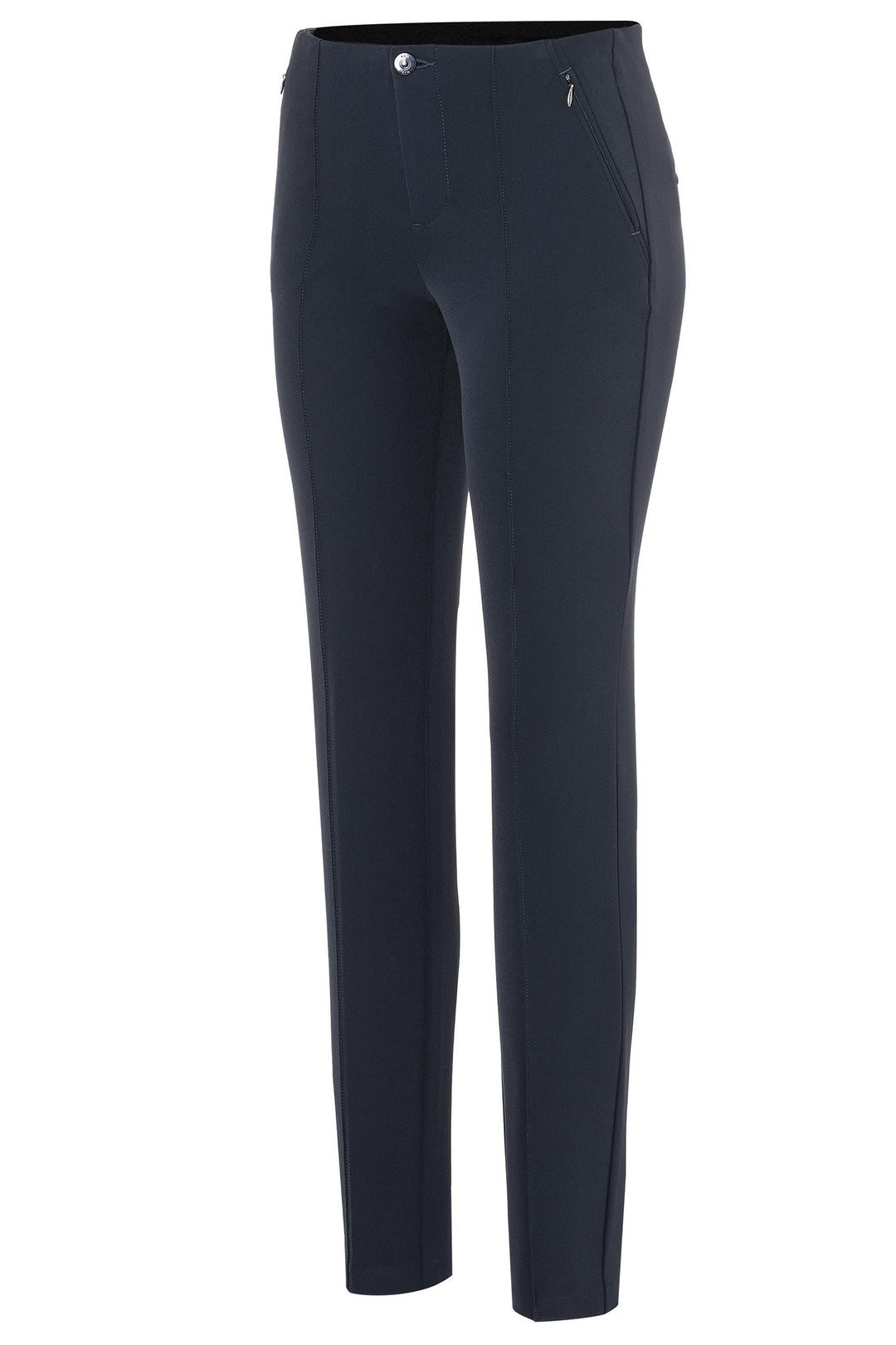 Mac Anna 5293-00-0128L 198 Dark Blue Bistretch Pull-On Trousers