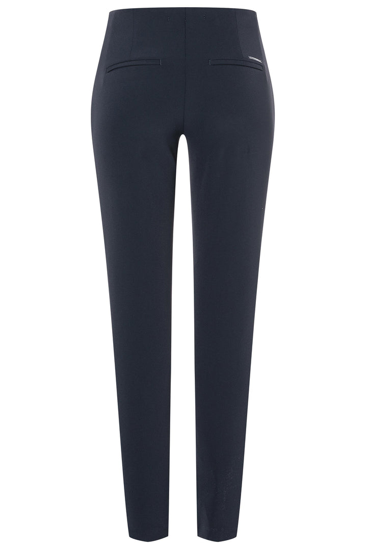 Mac Anna 5293-00-0128L 198 Dark Blue Bistretch Pull-On Trousers