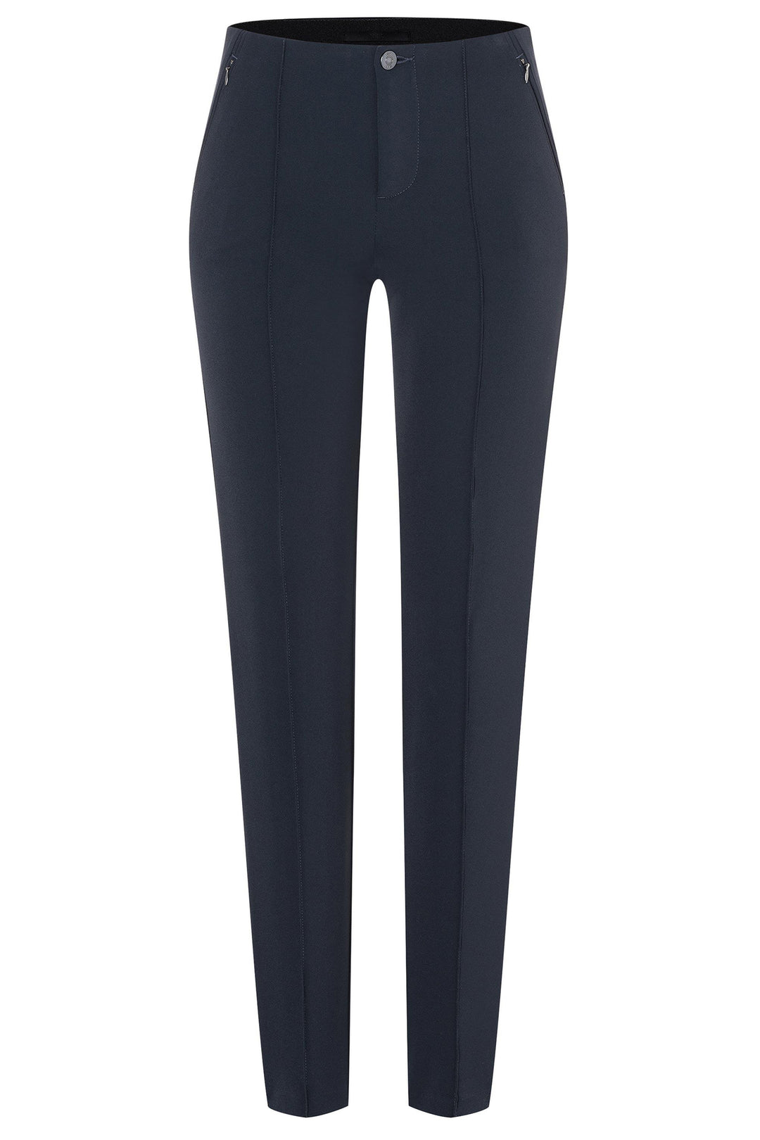 Mac Anna 5293-00-0128L 198 Dark Blue Bistretch Pull-On Trousers