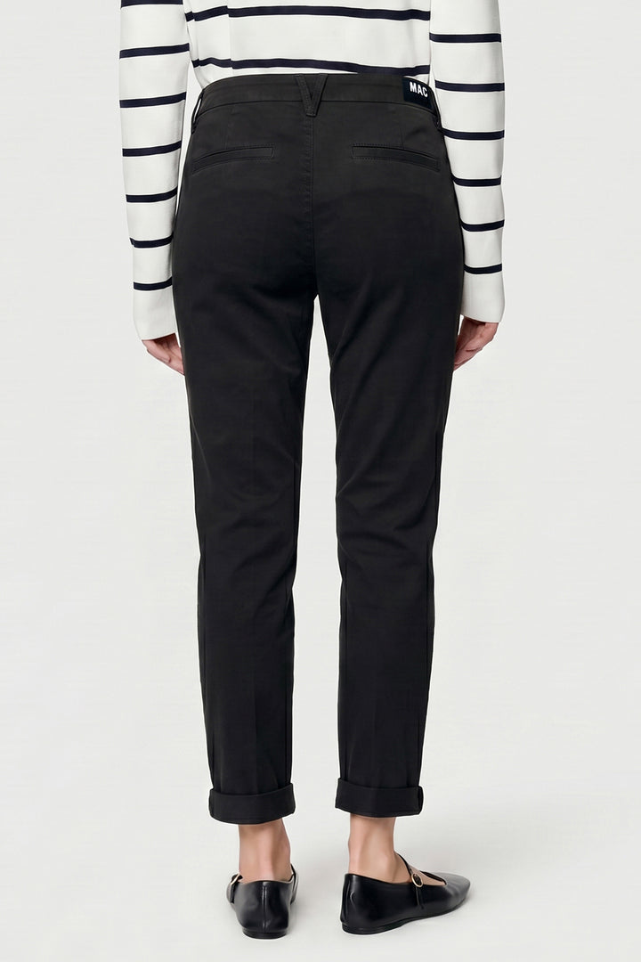 Mac Chino Power Black Premium Winter Cotton Trousers 3075-00-0431 P090, back view