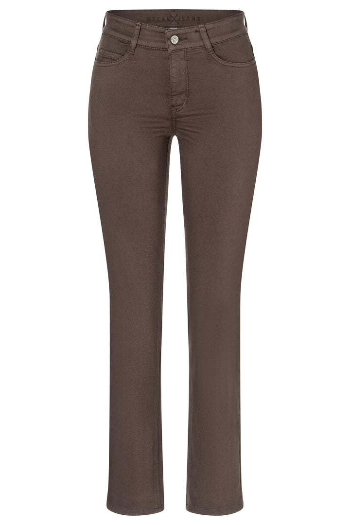 Brown jeans on a white background