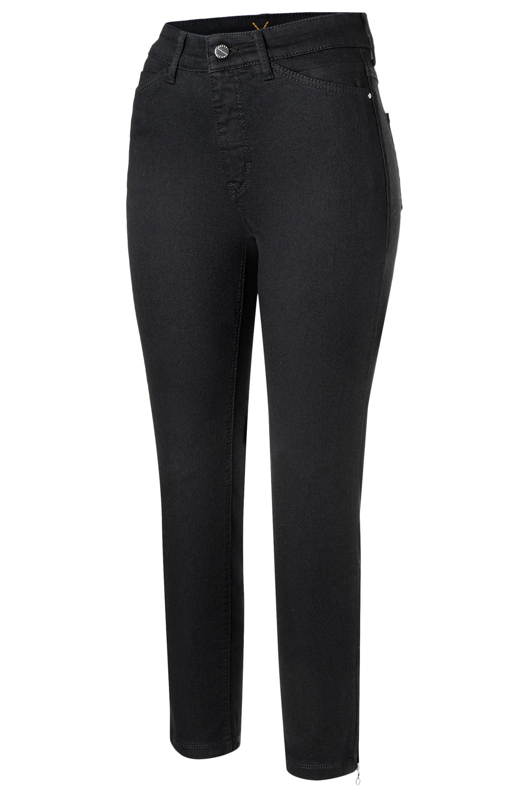 Black jeans on a white background