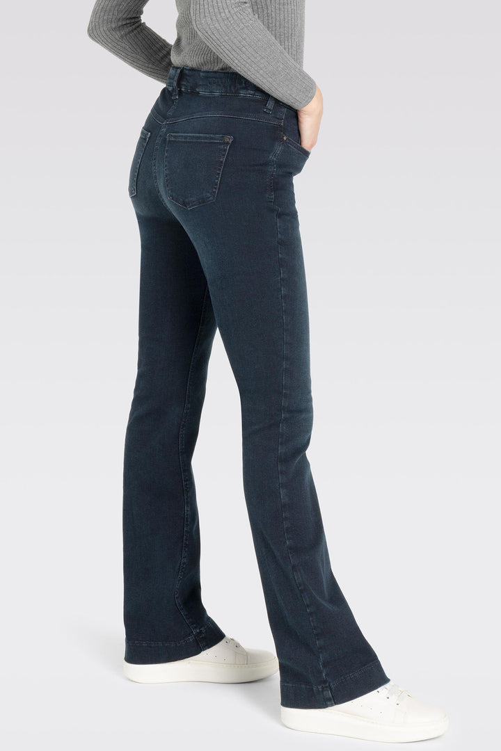 Mac Jeans Dream Boot Authentic Midnight Blue Wash Mega Flex 5429-90-0358L D858 - Shirley Allum Boutique