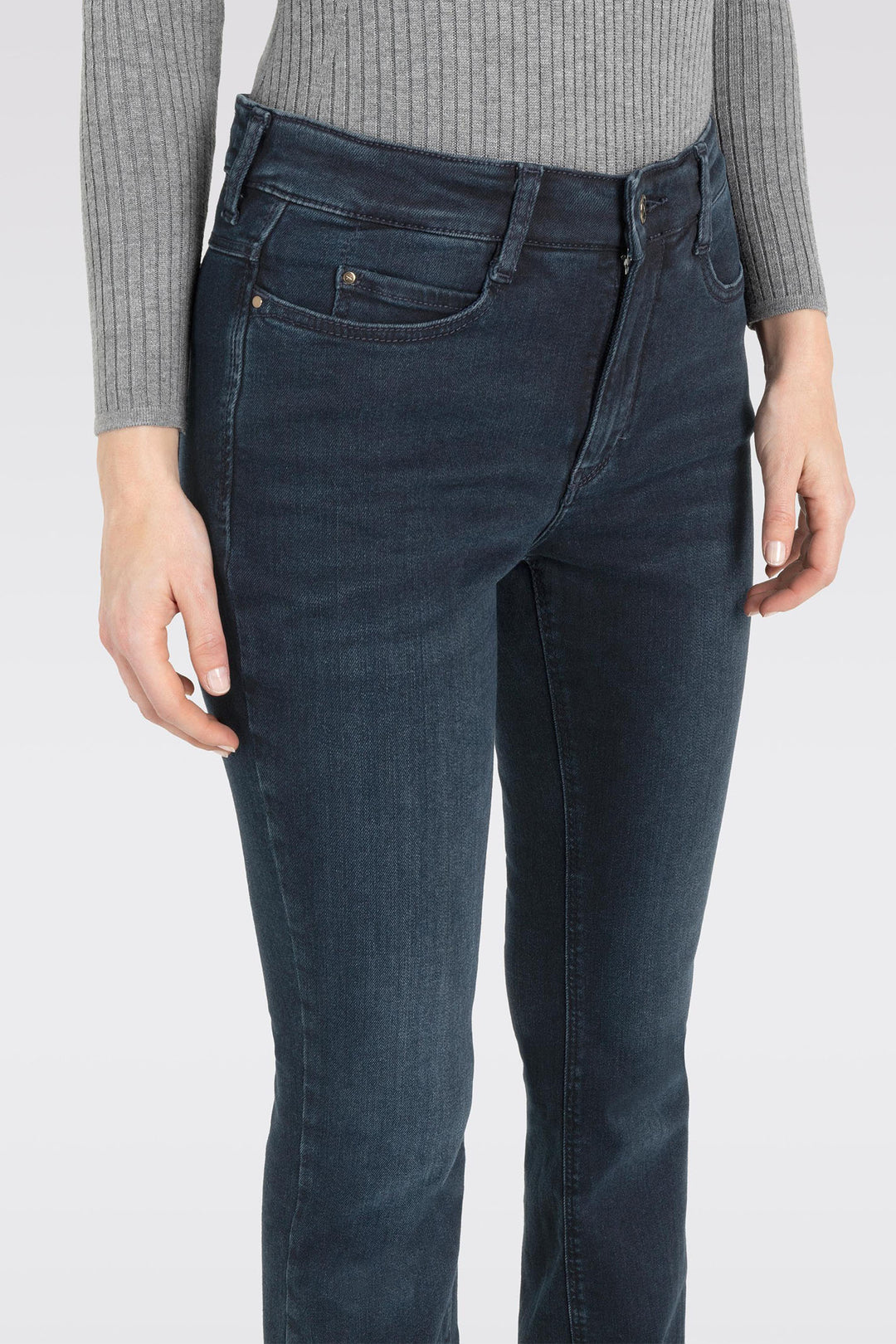 Mac Jeans Dream Boot Authentic Midnight Blue Wash Mega Flex 5429-90-0358L D858 - Shirley Allum Boutique