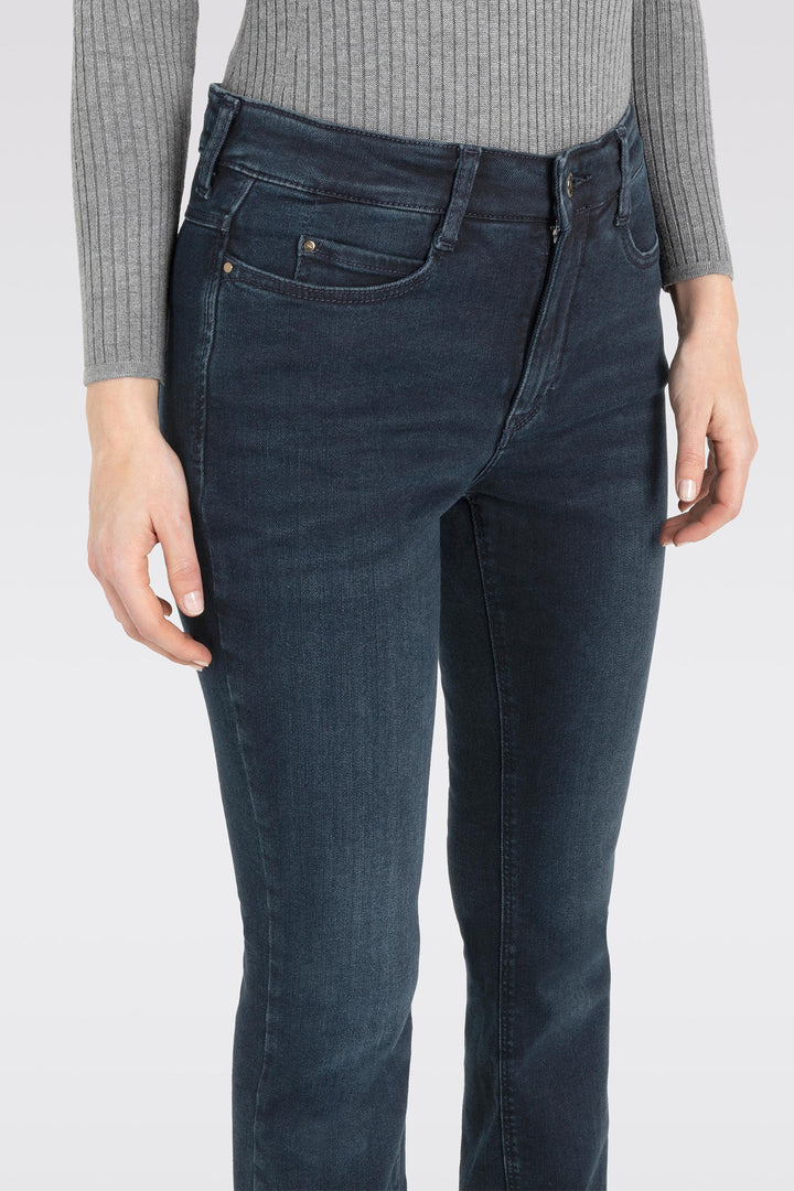 Mac Jeans Dream Boot Authentic Midnight Blue Wash Mega Flex 5429-90-0358L D858 - Shirley Allum Boutique