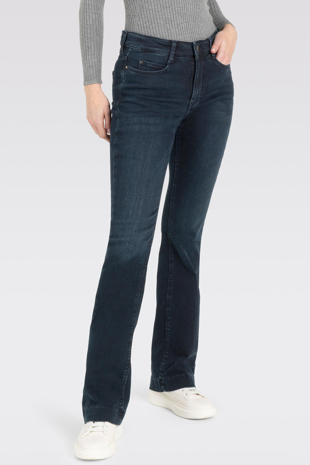 Mac Jeans Dream Boot Authentic Midnight Blue Wash Mega Flex 5429-90-0358L D858 - Shirley Allum Boutique