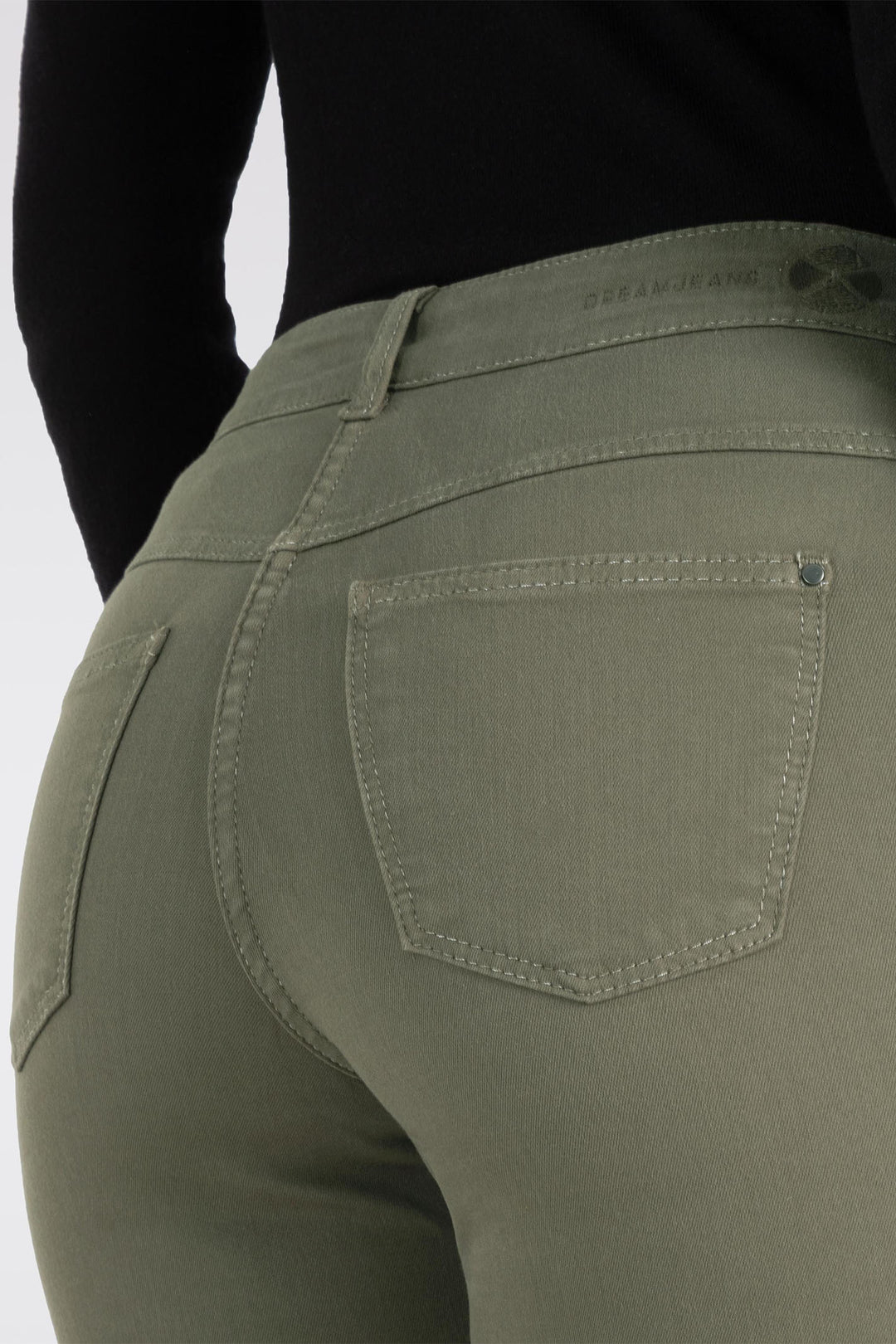 Mac Jeans Dream Olive Night Green Dream Denim 5448-00-0355 677R - Shirley Allum Boutique