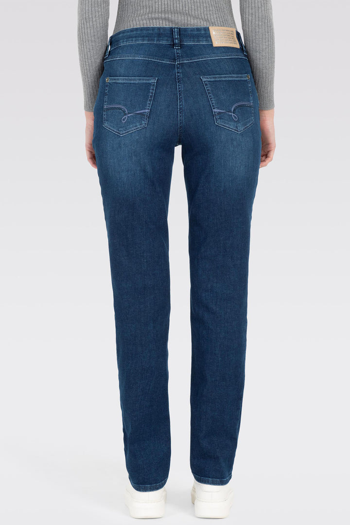 Mac Jeans Melanie Rock Glam Basic Mid Blue Ocean Perfect Fit Denim 5040-9F-0380 D667 - Shirley Allum Boutique