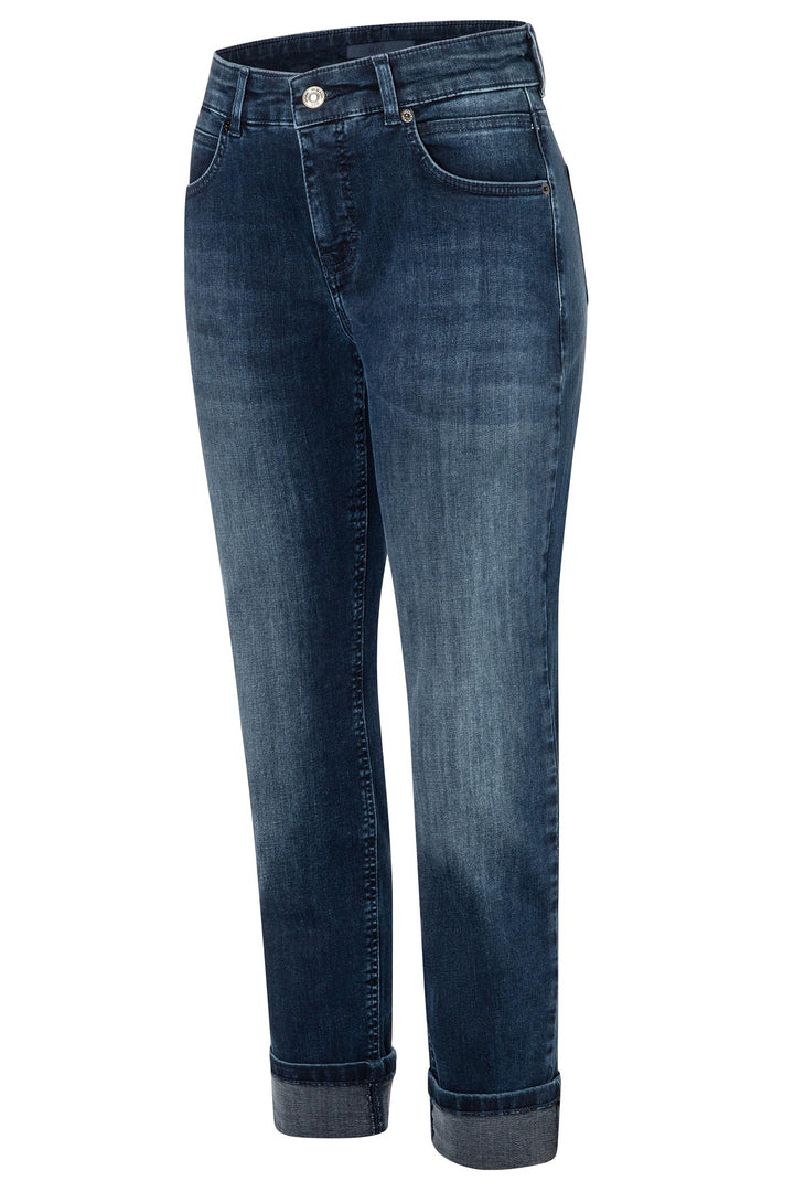 Mac Sue Relax 5714-90-0387L D886 Blue Midnight Wash Jeans Authentic Stretch Denim
