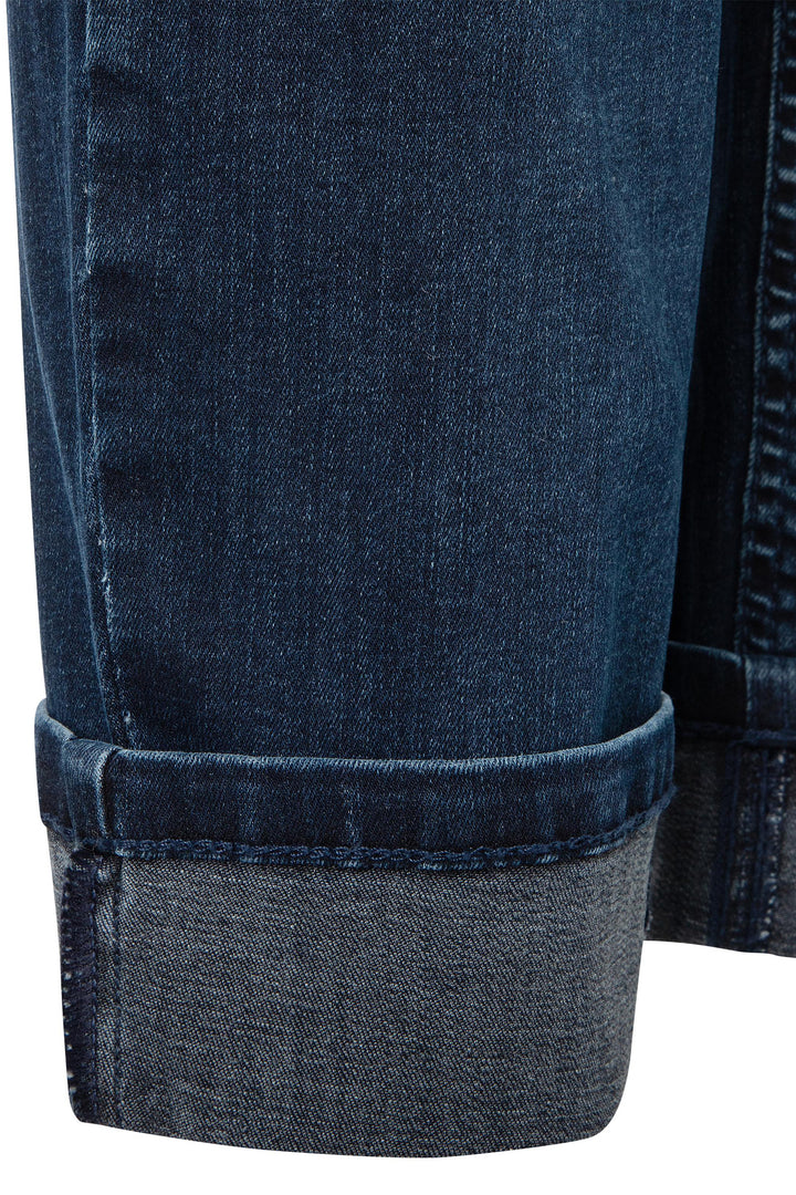 Mac Sue Relax 5714-90-0387L D886 Blue Midnight Wash Jeans Authentic Stretch Denim