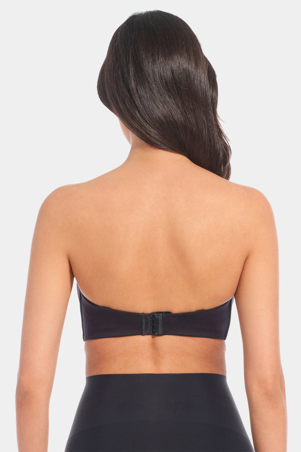 Magic Bodyfashion 50SB 100 Black Luxury Strapless Bra, back view