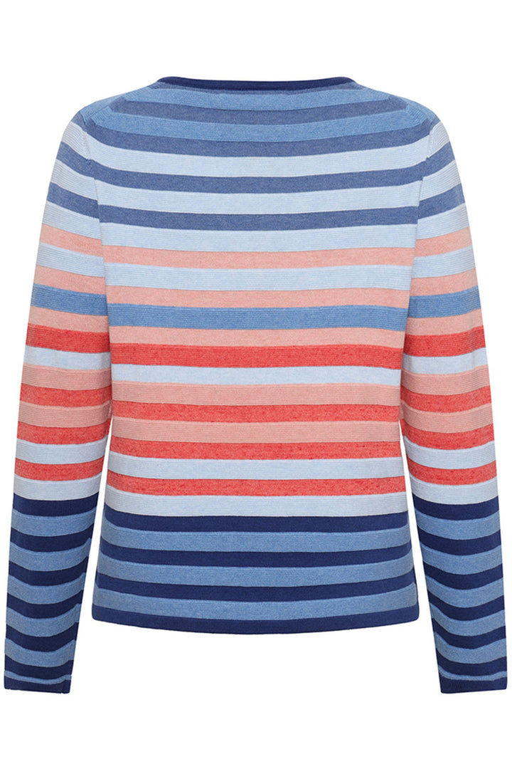 Mansted Frail Midnight Navy Blue Stripe Cardigan - Shirley Allum Boutique