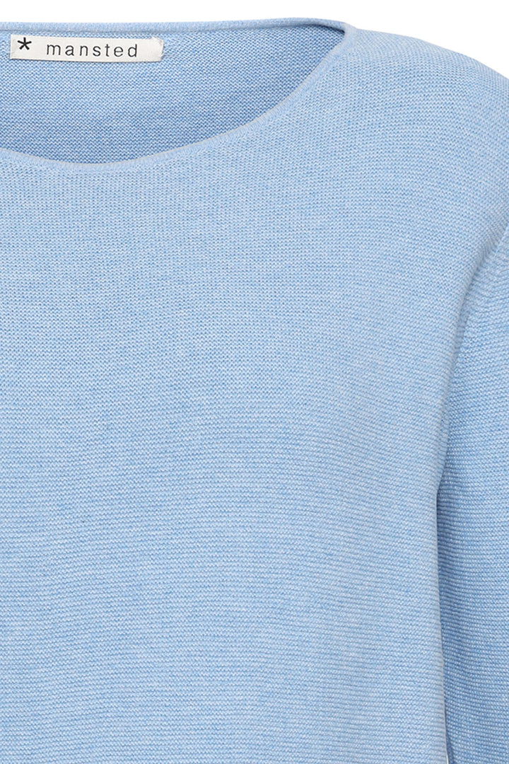 Mansted Moriko Sky Blue Round Neck Jumper - Shirley Allum Boutique