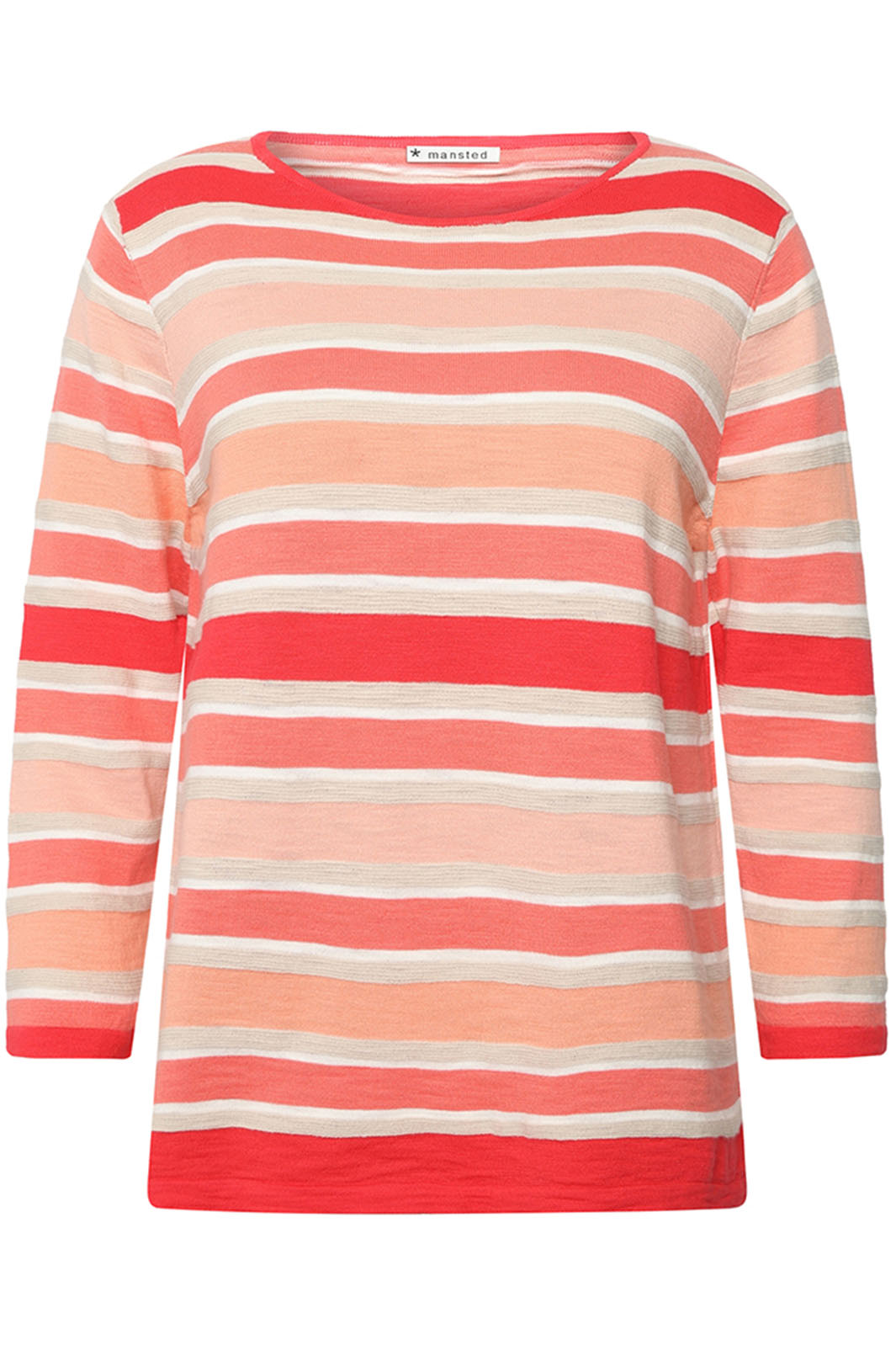 Mansted Natala Bright Red Stripe Jumper