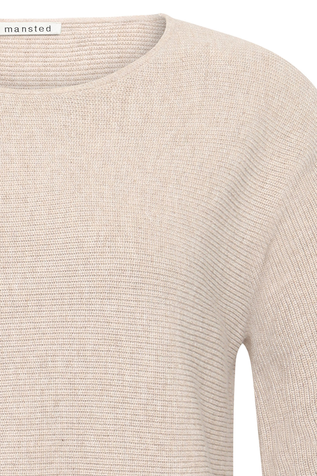 Mansted Nectar Oat Beige Round Neck Jumper - Shirley Allum Boutique