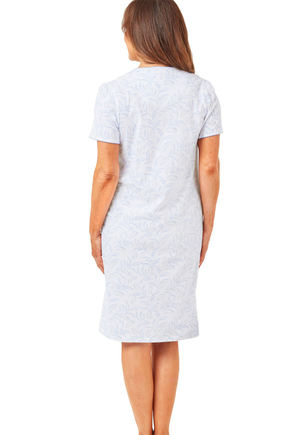 Marlon Nightdress Blue Short Sleeve MA42519 - Shirley Allum Boutique