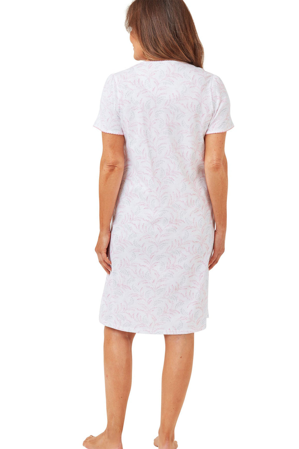 Marlon Nightdress Pink Short Sleeve MA42519 - Shirley Allum Boutique