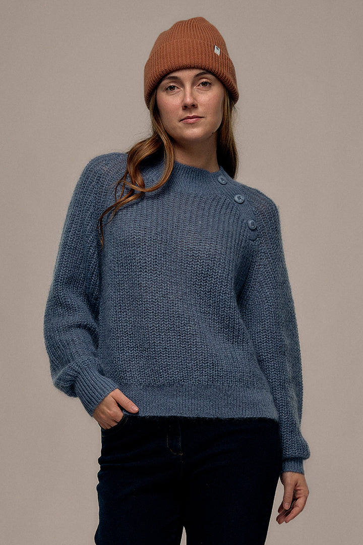 Mat de Misaine Abysse Blue Jumper TECK-545, front view