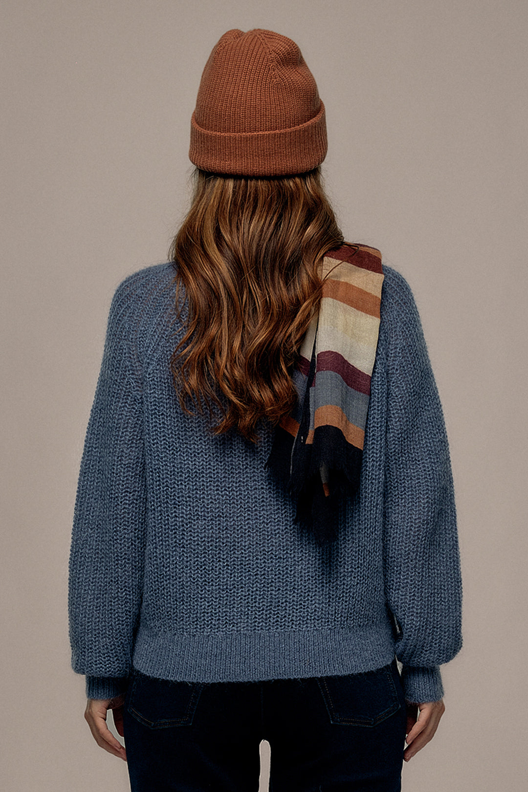 Mat de Misaine Abysse Blue Jumper TECK-545, back view