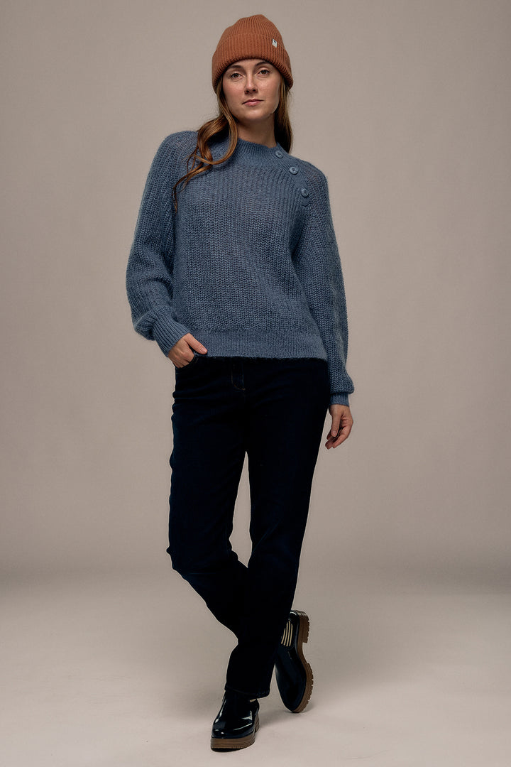 Mat de Misaine Abysse Blue Jumper TECK-545, front full length
