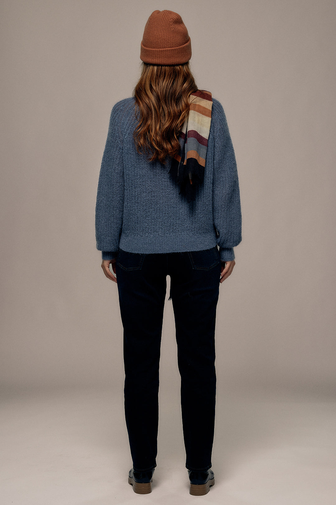 Mat de Misaine Abysse Blue Jumper TECK-545, back full length