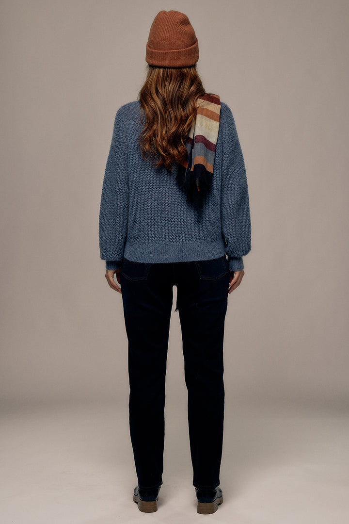 Mat de Misaine Abysse Blue Jumper TECK-545, back full length