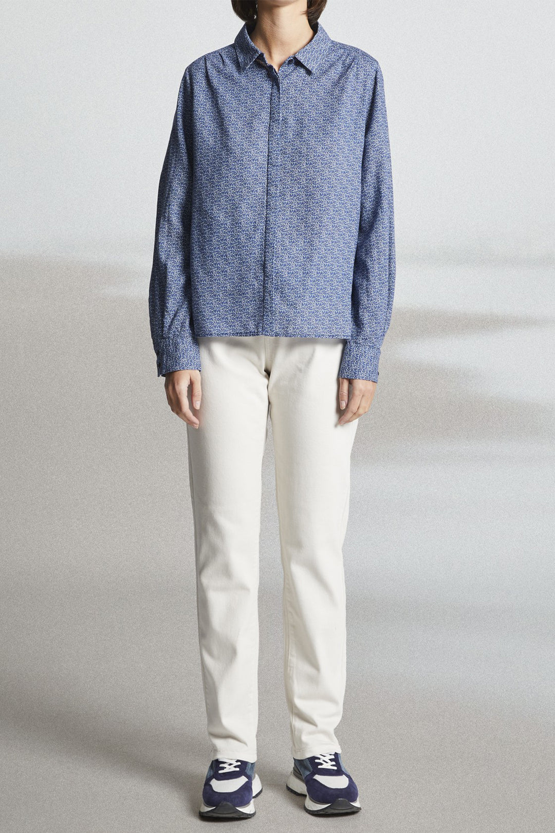 Mat De Misaine Cambo Marine Blue Shirt 25H-CAMBO-20169 I21 - Shirley Allum Boutique