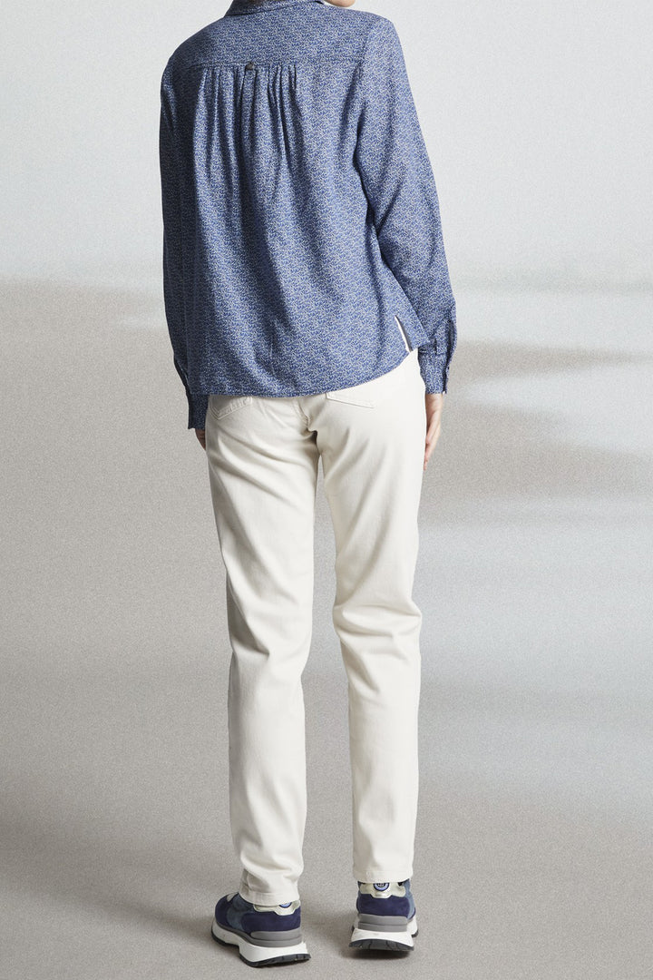 Mat De Misaine Cambo Marine Blue Shirt 25H-CAMBO-20169 I21 - Shirley Allum Boutique