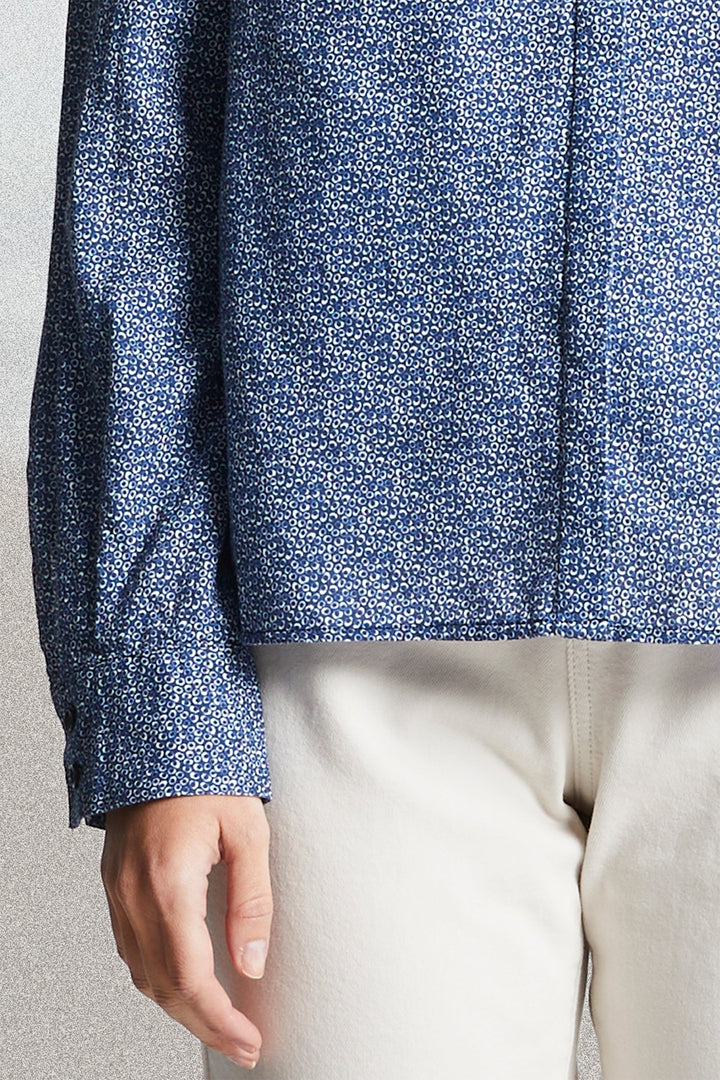 Mat De Misaine Cambo Marine Blue Shirt 25H-CAMBO-20169 I21 - Shirley Allum Boutique