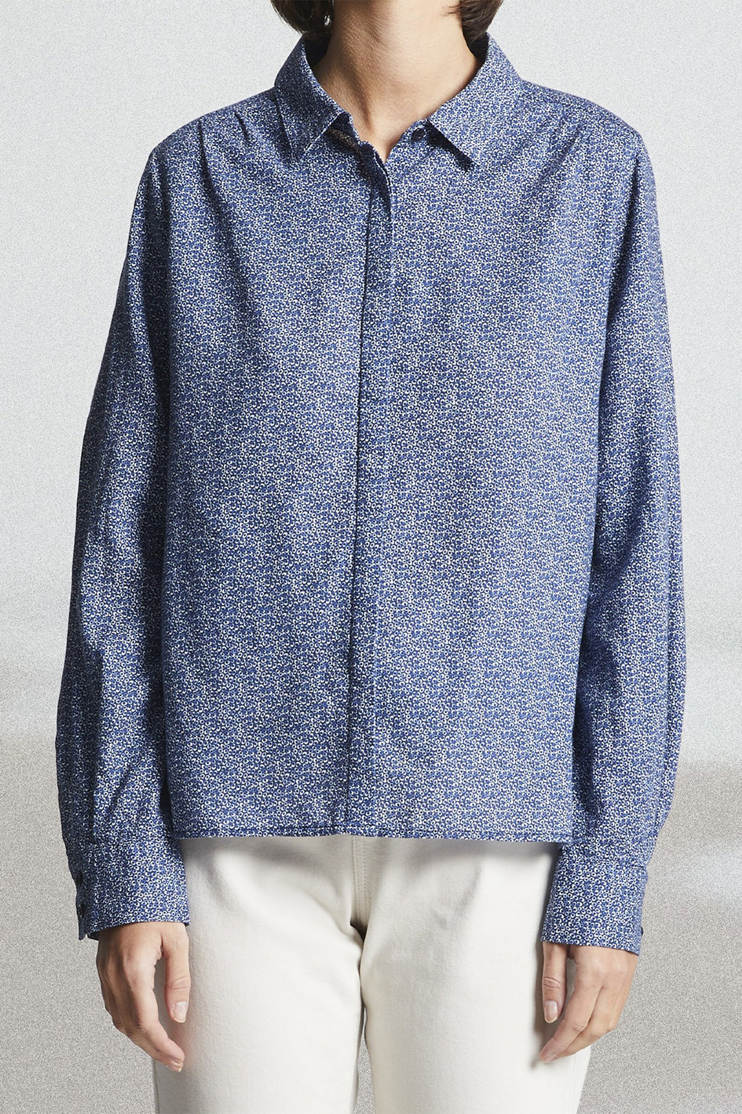 Mat De Misaine Cambo Marine Blue Shirt 25H-CAMBO-20169 I21 - Shirley Allum Boutique