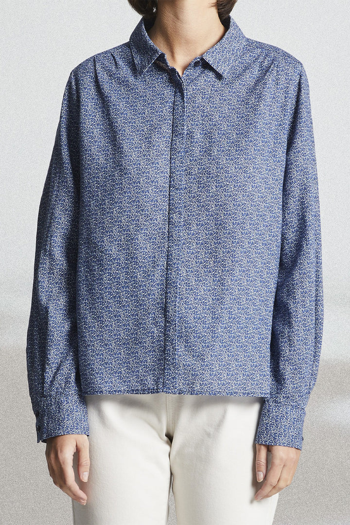 Mat De Misaine Cambo Marine Blue Shirt 25H-CAMBO-20169 I21 - Shirley Allum Boutique