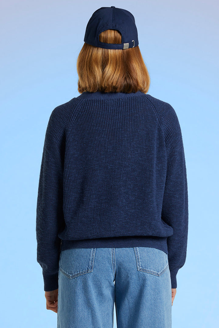Mat De Misaine Cardigan Indigo Navy Taulu Card-564 U26 - Shirley Allum Boutique
