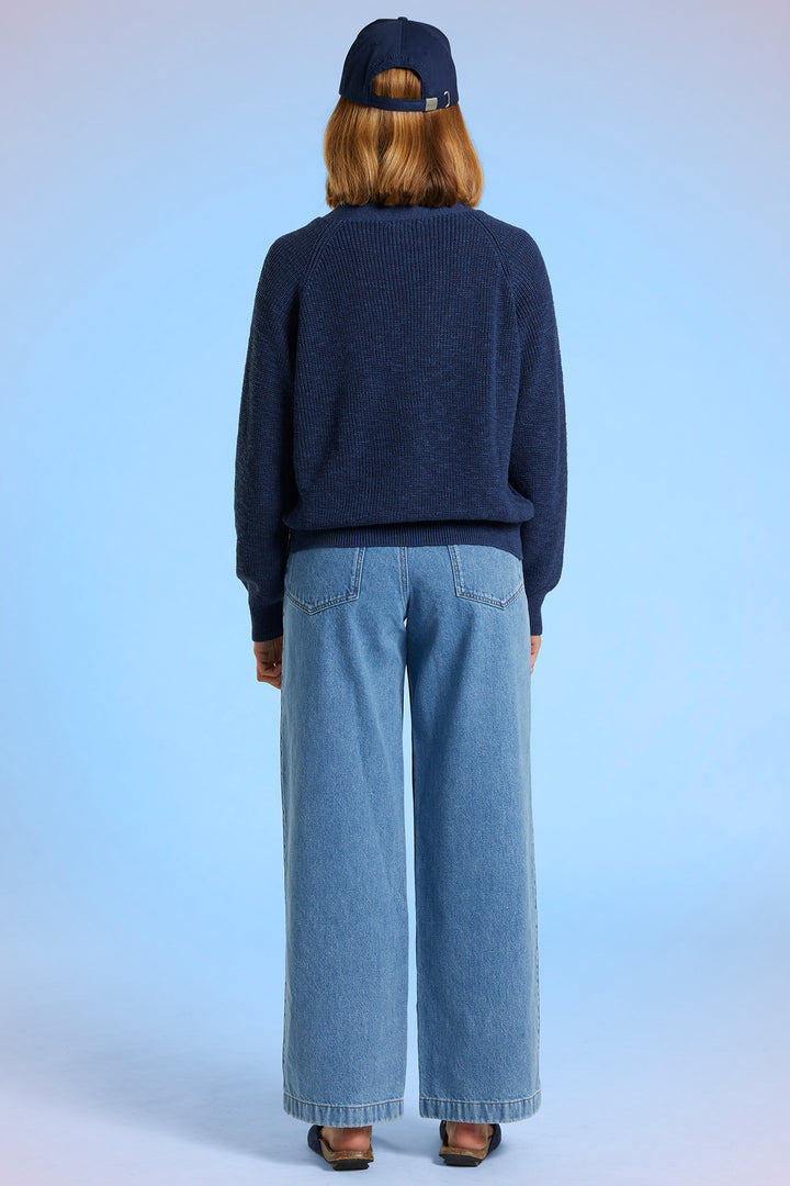 Mat De Misaine Cardigan Indigo Navy Taulu Card-564 U26 - Shirley Allum Boutique