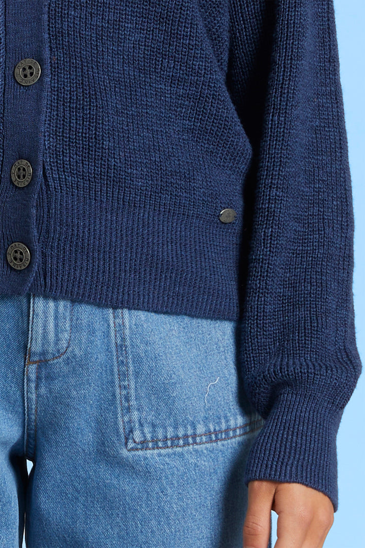 Mat De Misaine Cardigan Indigo Navy Taulu Card-564 U26 - Shirley Allum Boutique
