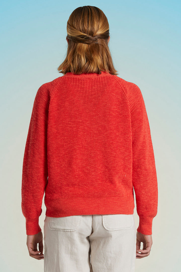 Mat De Misaine Cardigan Tulipe Red Taulu Card-564 U38 - Shirley Allum Boutique