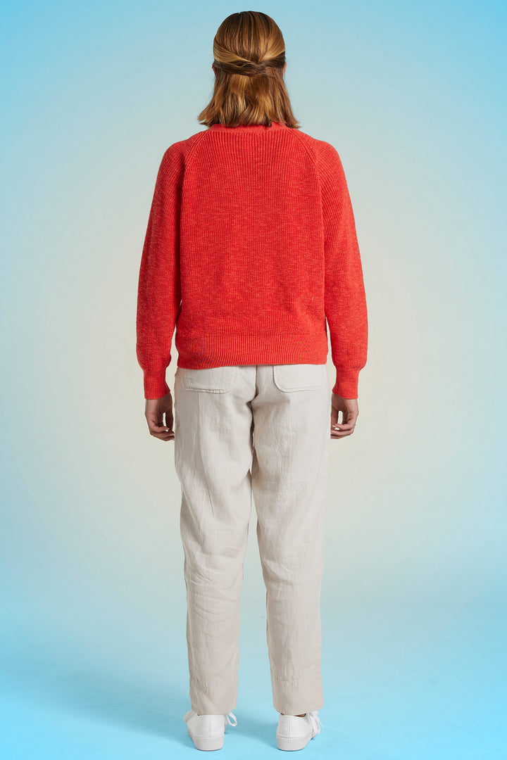 Mat De Misaine Cardigan Tulipe Red Taulu Card-564 U38 - Shirley Allum Boutique