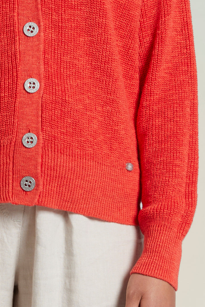 Mat De Misaine Cardigan Tulipe Red Taulu Card-564 U38 - Shirley Allum Boutique