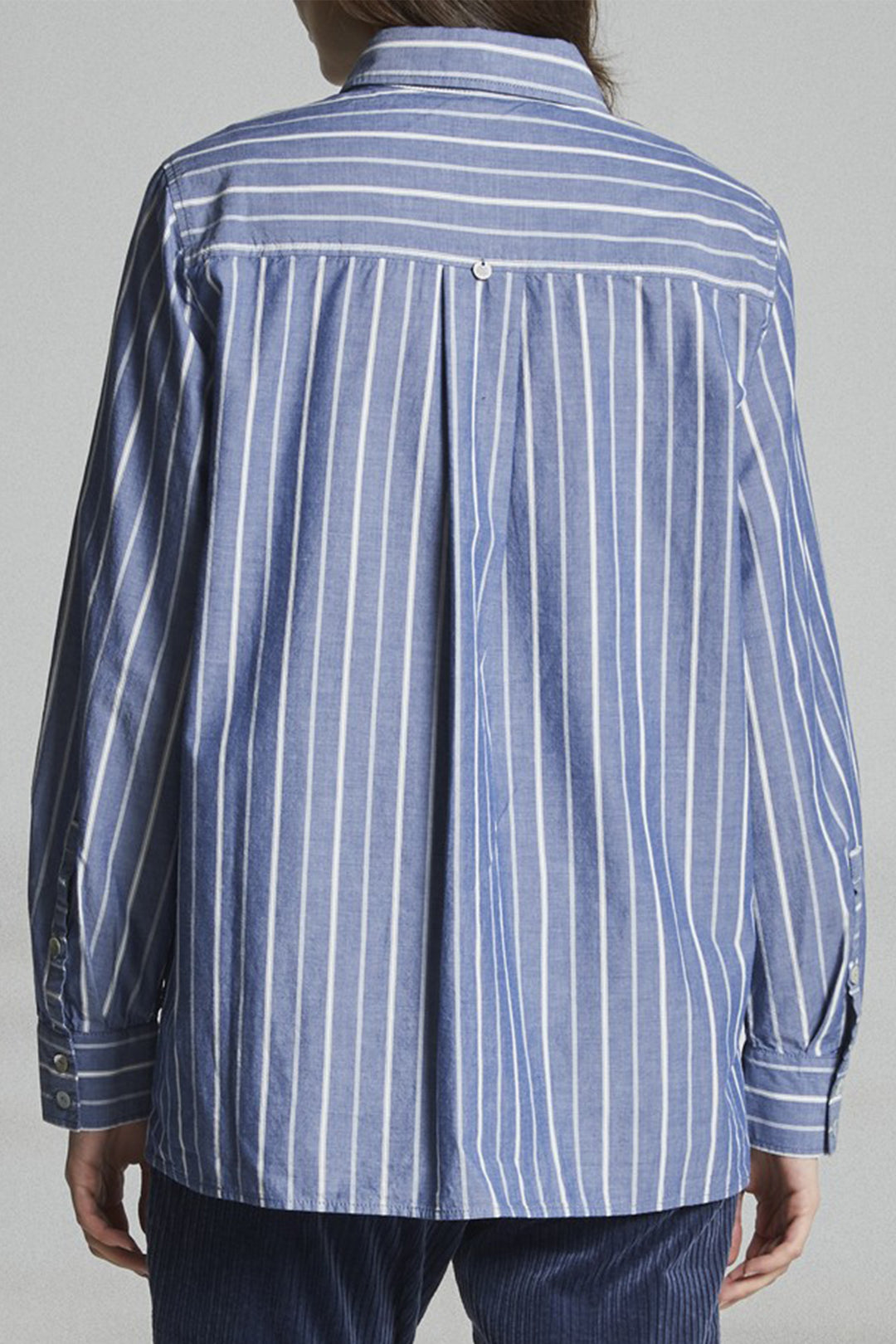 Mat de Misaine Cordova Raye Limbe Blue Shirt 25H-CORDOVA-3632 R208 - Shirley Allum Boutique