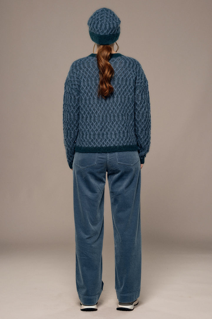 Mat de Misaine Cypres Abysse Blue Jumper TURKA-545TR, back full length
