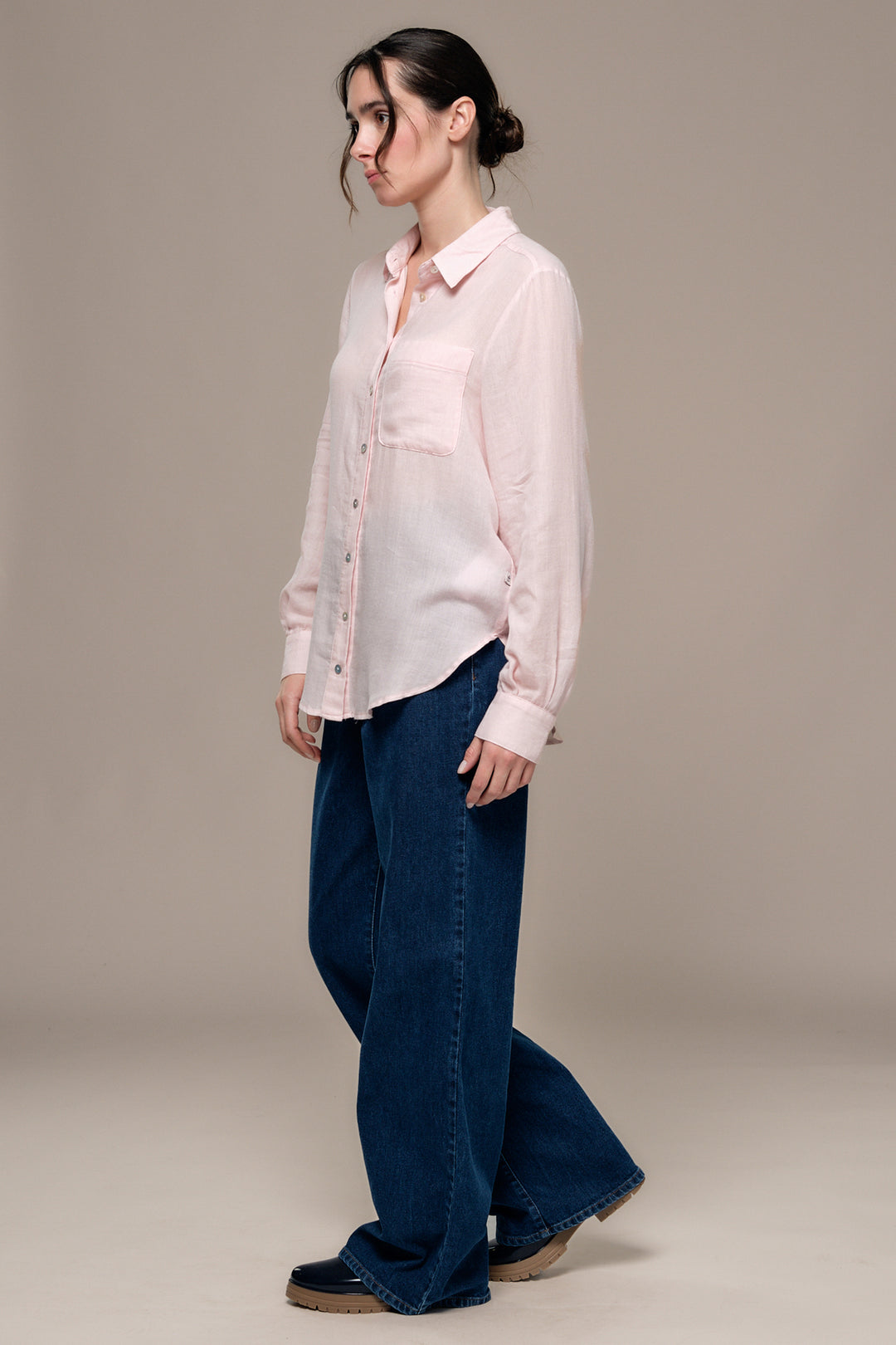Mat de Misaine Digital Pink Blouse CUBA-25269, side view