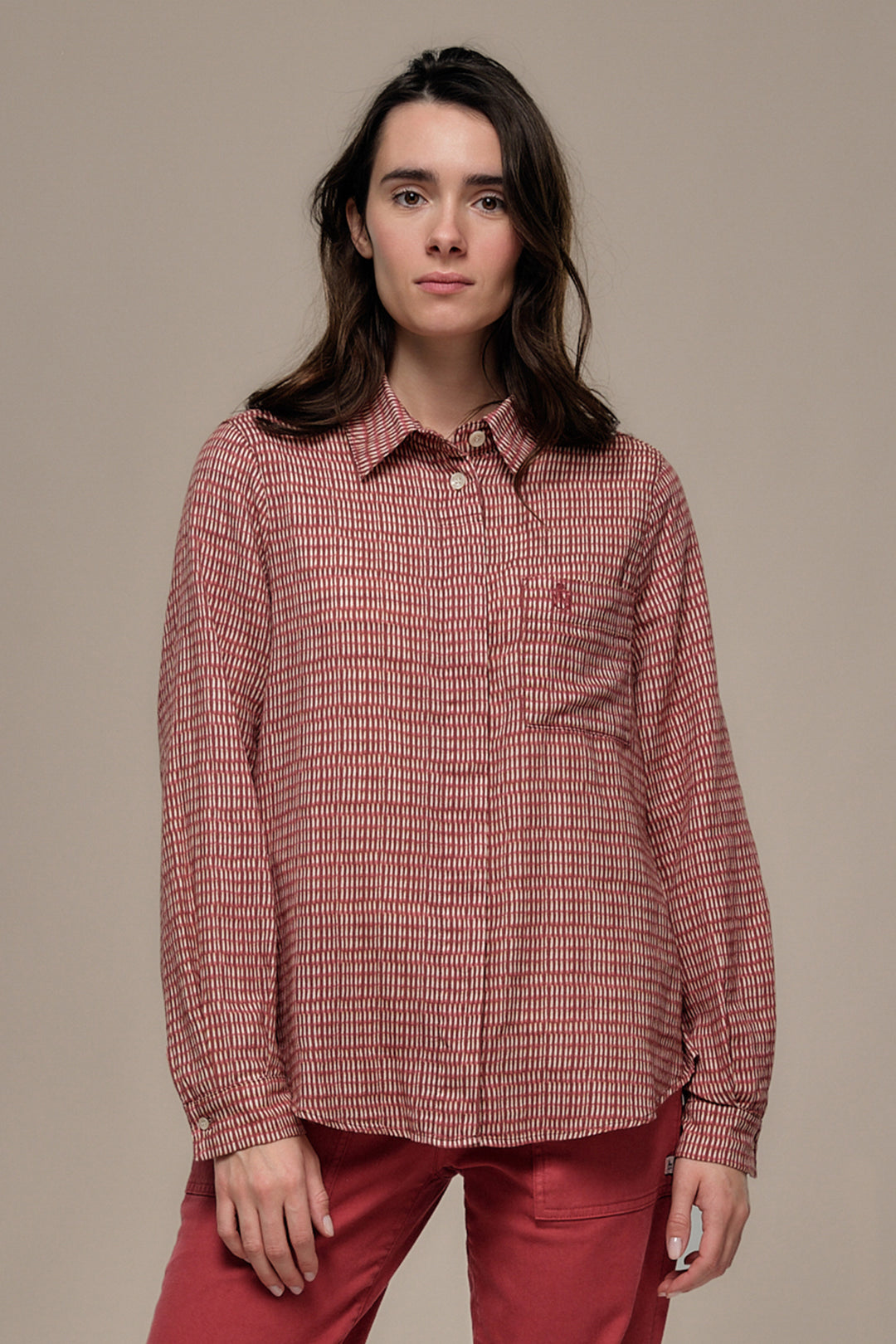 Mat de Misaine Imp Sureau Red Blouse CYCLE-20169, front view
