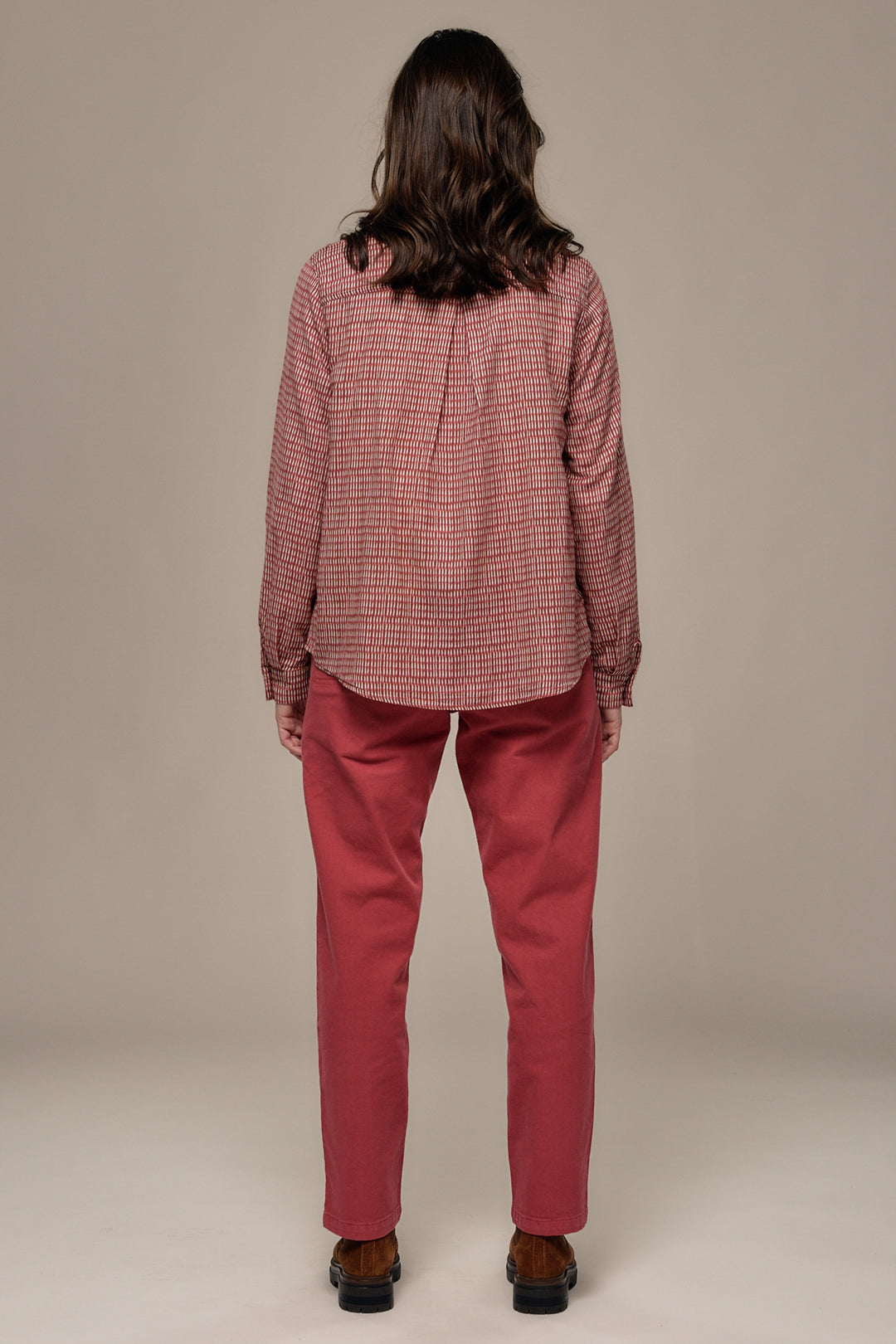 Mat de Misaine Imp Sureau Red Blouse CYCLE-20169, back full length