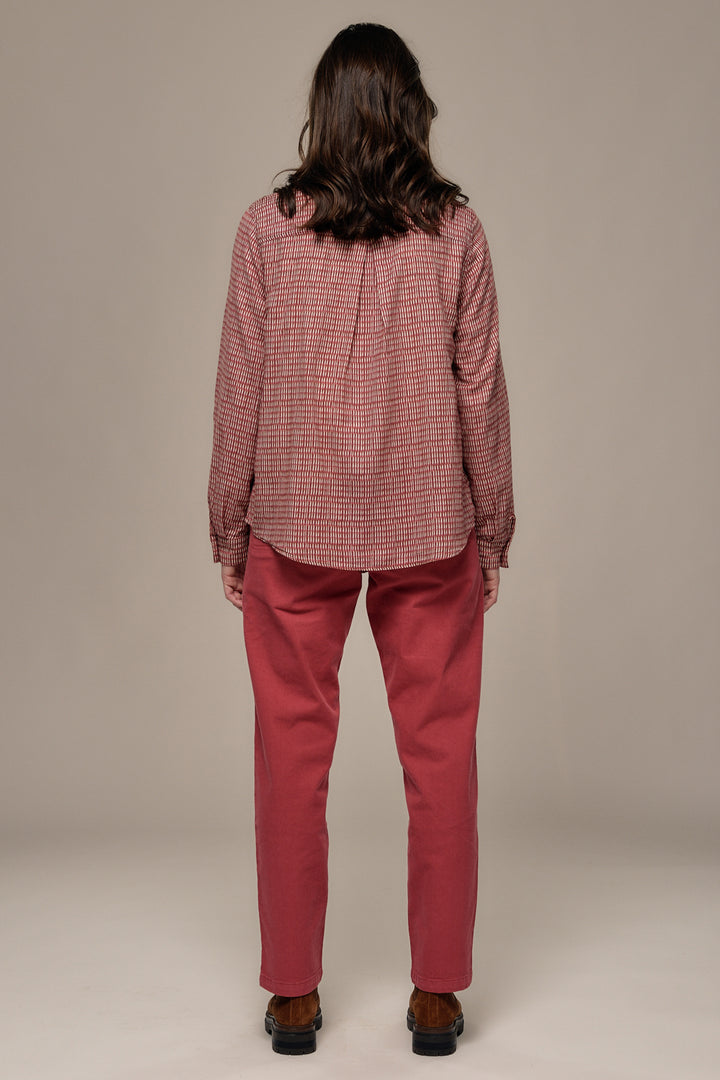 Mat de Misaine Imp Sureau Red Blouse CYCLE-20169, back full length