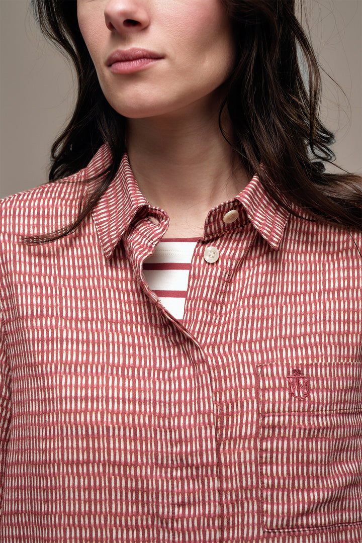 Mat de Misaine Imp Sureau Red Blouse CYCLE-20169, collar detail
