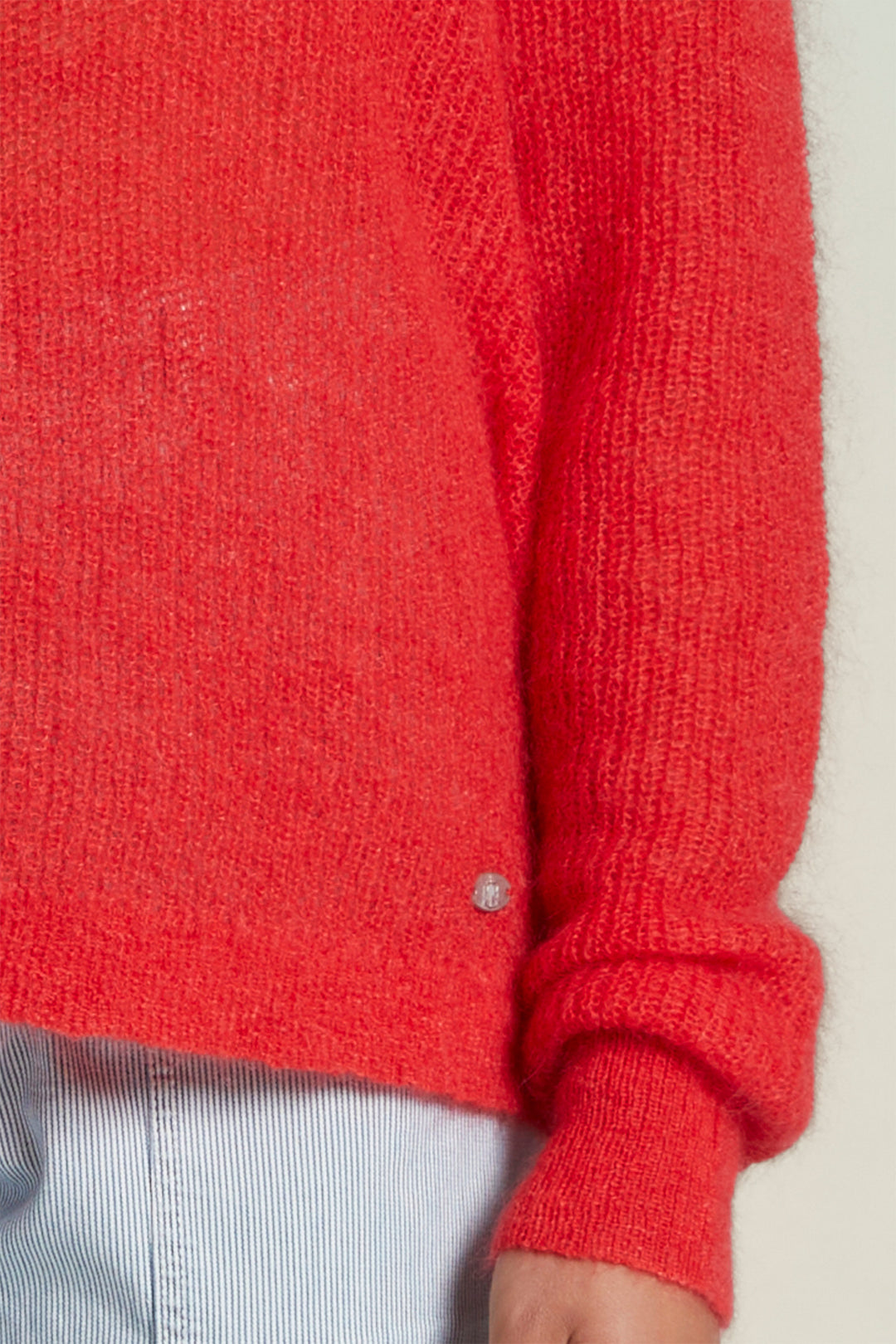 Mat De Misaine Jumper Long Sleeve Tulipe Red Torini-546 U38 - Shirley Allum Boutique