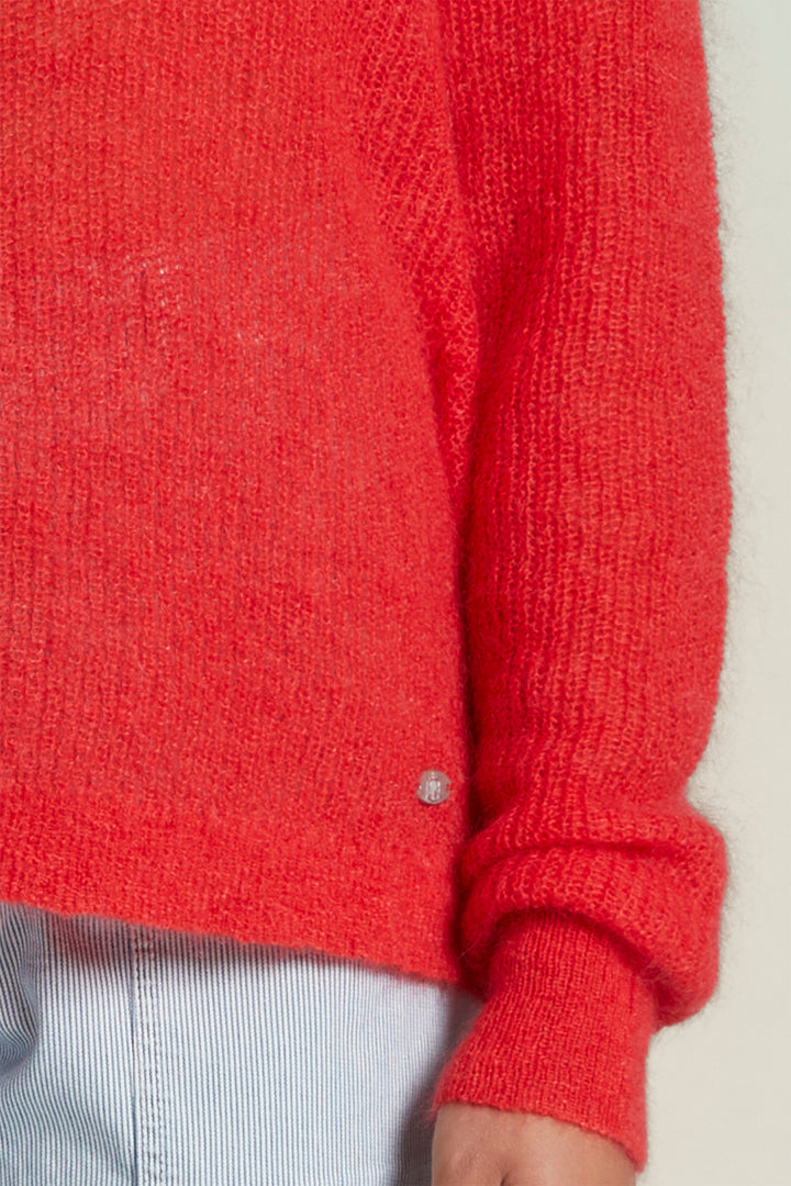 Mat De Misaine Jumper Long Sleeve Tulipe Red Torini-546 U38 - Shirley Allum Boutique