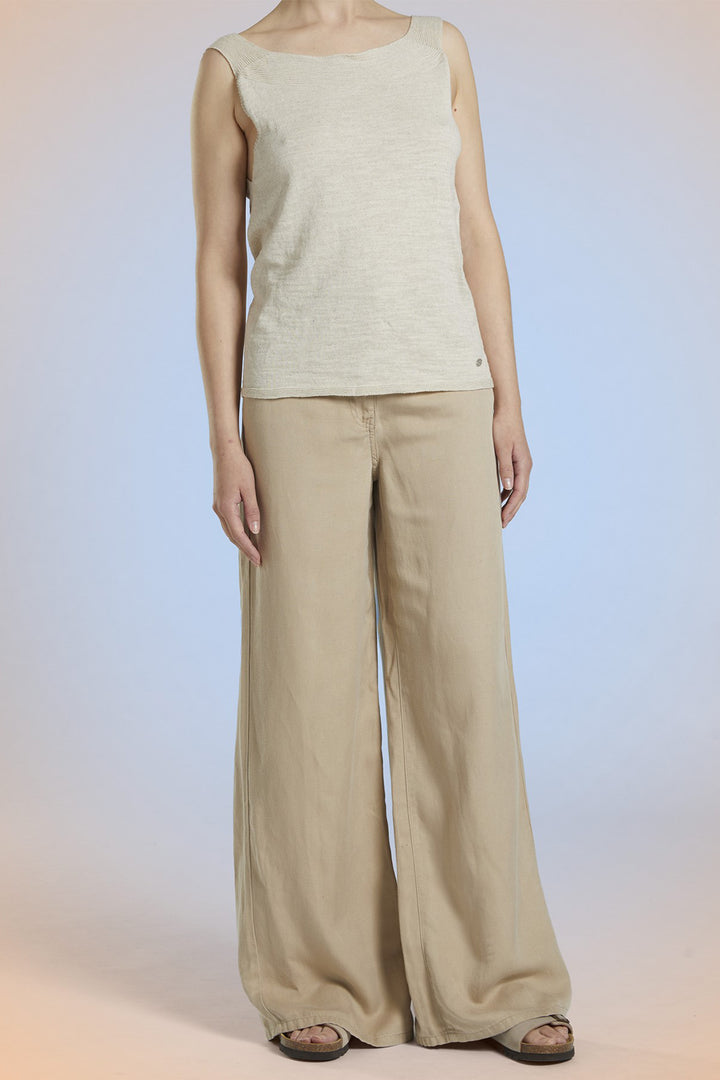Mat De Misaine Jumper Sleeveless Ecume Beige Chine Toba Deb-540 CH111
