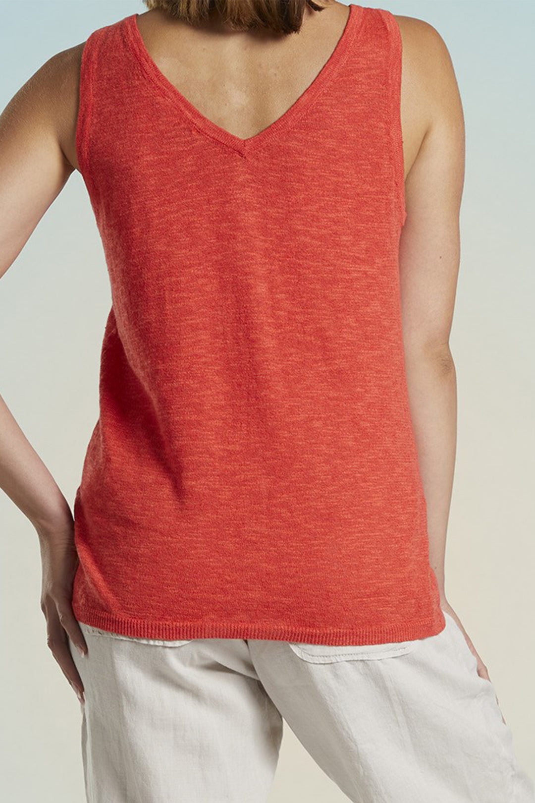 Mat De Misaine Jumper Sleeveless Tuilpe Red Tao Deb-564 - Shirley Allum Boutique